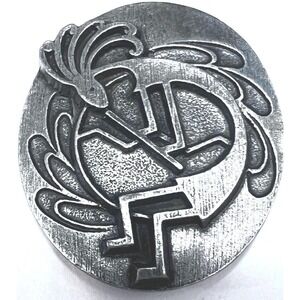 1995 Siskiyou Kokopelli Magnetic Brooch MG29 941507‎ Pewter Southwest Tribal